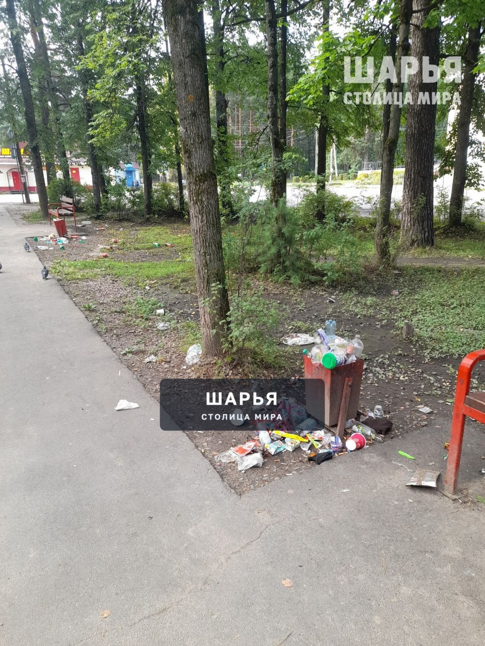 Сквер в Ветлужском у остановки — Шарья