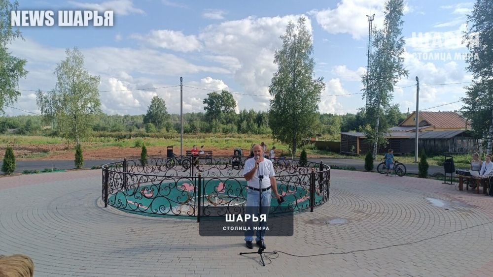 В Зебляках появилось новое место притяжения - фонтан — Шарья — фото 3