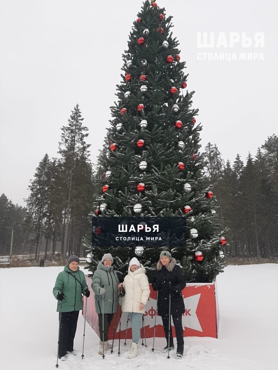 Шарьинцы даже в декабре продолжают заниматься скандинавской ходьбой — Шарья