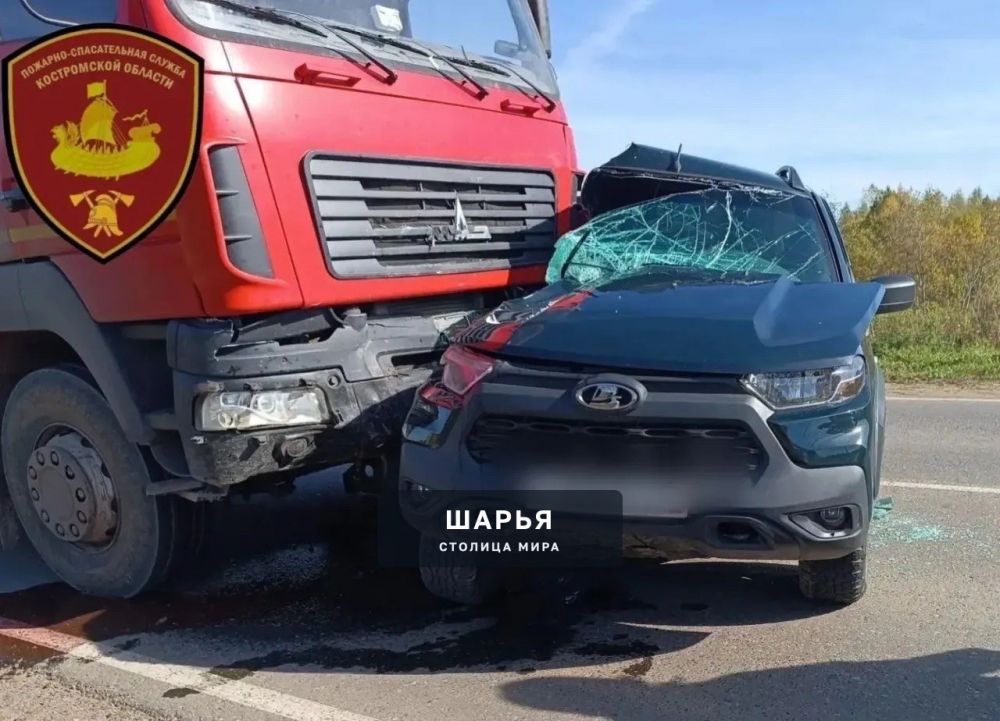 Пассажирка «Нивы» погибла при столкновении с грузовиком в Павино — Шарья