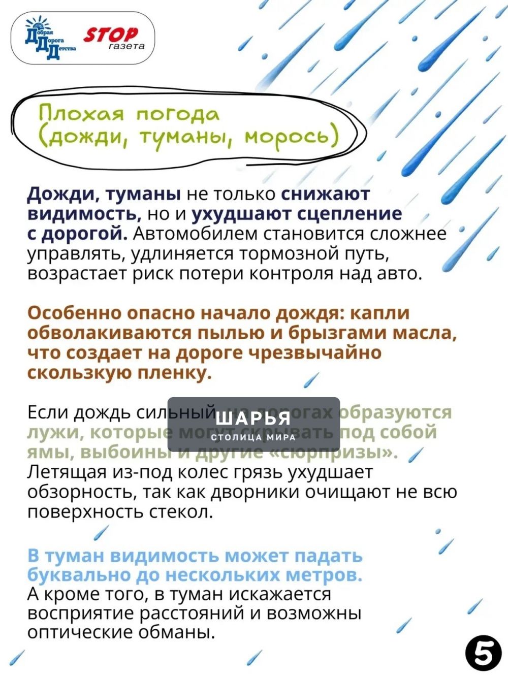 Осень за рулем: опасности осенней дороги — Шарья — фото 5