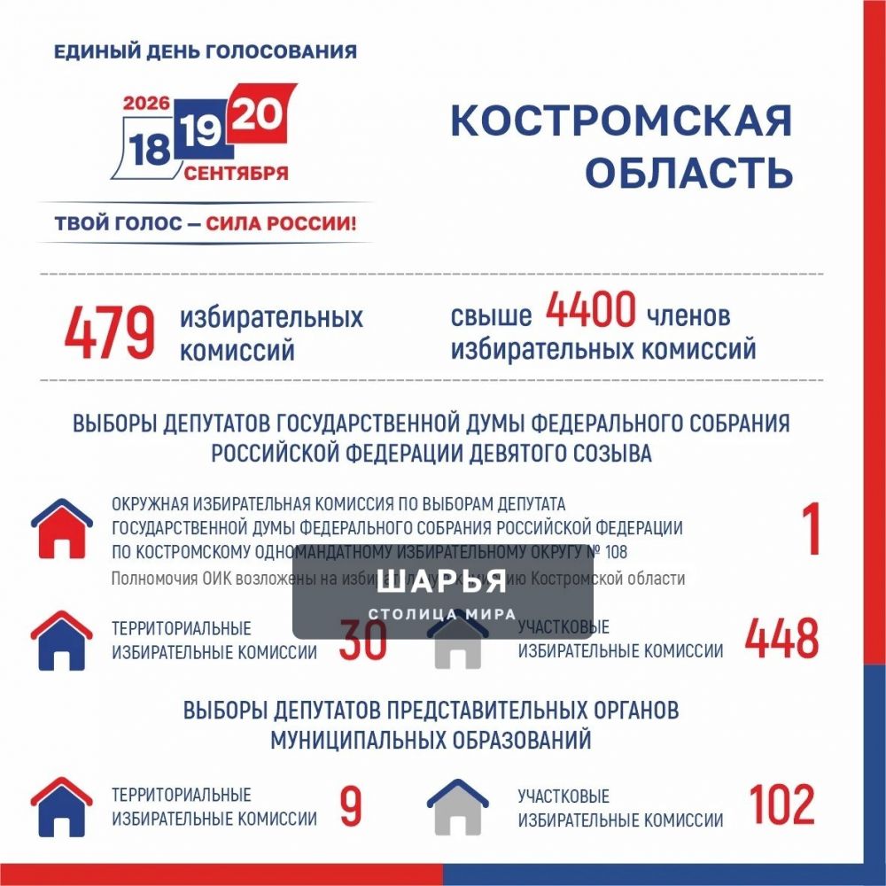 Россия будет голосовать осенью этого года — Шарья