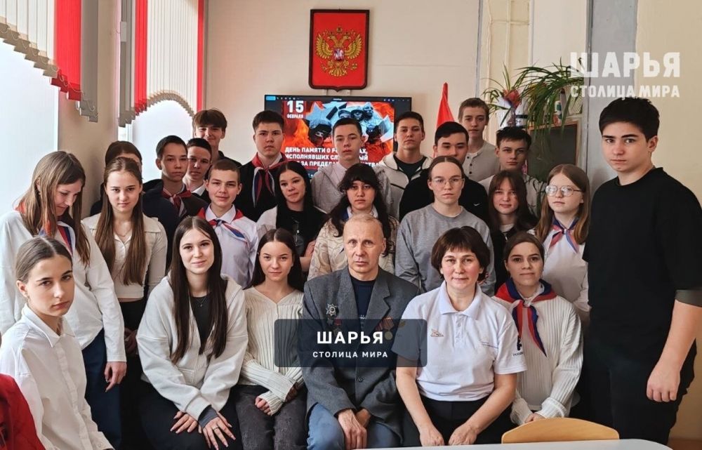 В СОШ состоялся урок Мужества «Равнение на подвиг» — Шарья — фото 6