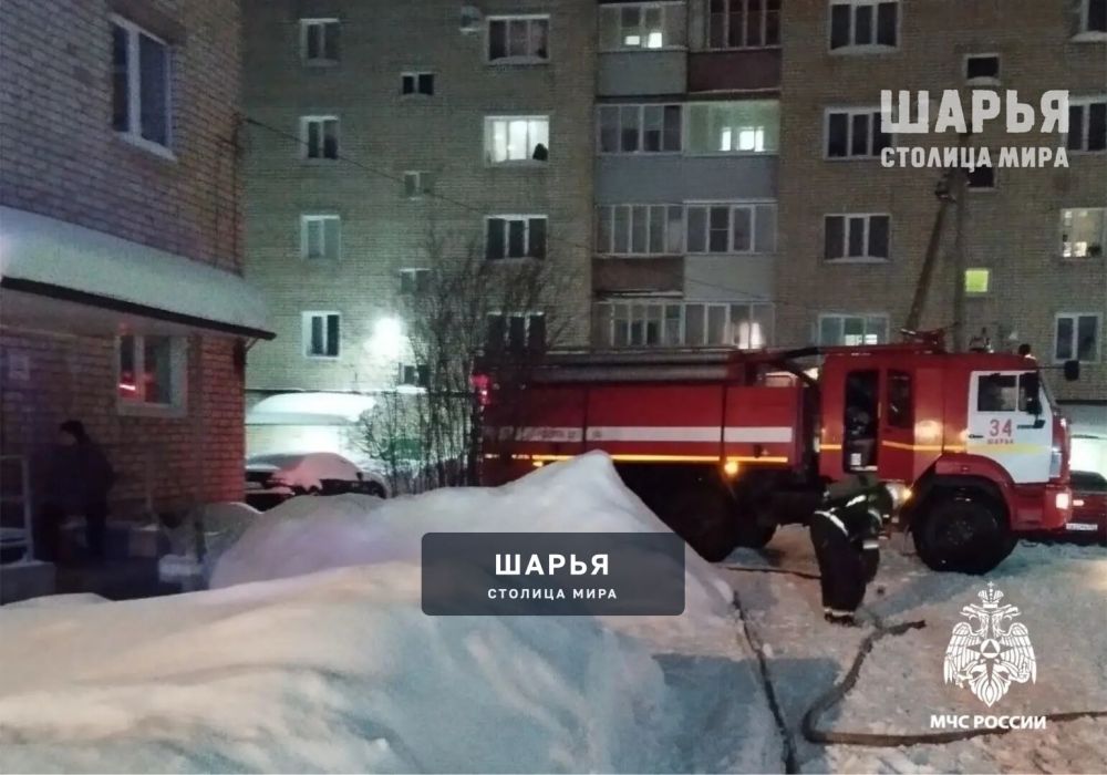В подвале шарьинской пятиэтажки сгорела перегородка — Шарья