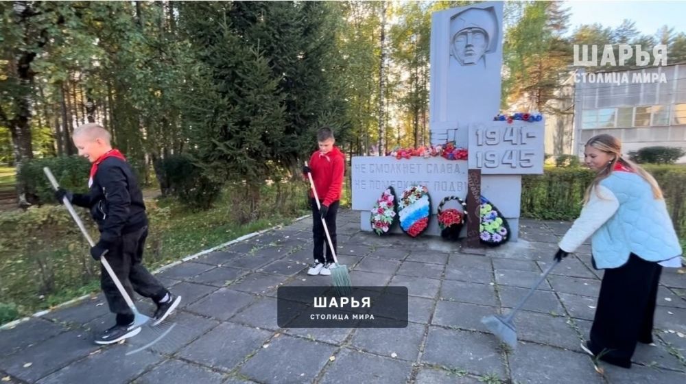 Юные шарьинцы из Движения Первых сохраняют память о героях — Шарья