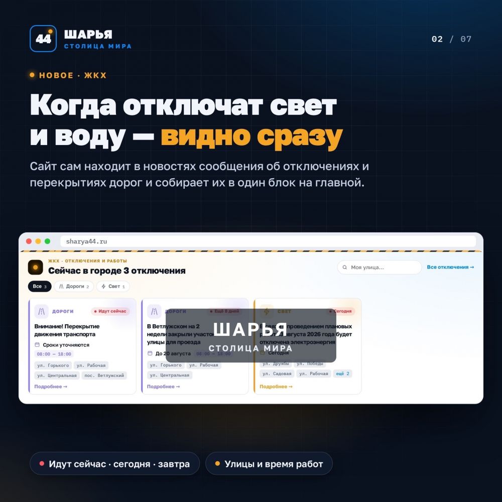 Сайт «Шарья — столица мира» (www.sharya44.ru) стал ещё полезнее! — фото 2