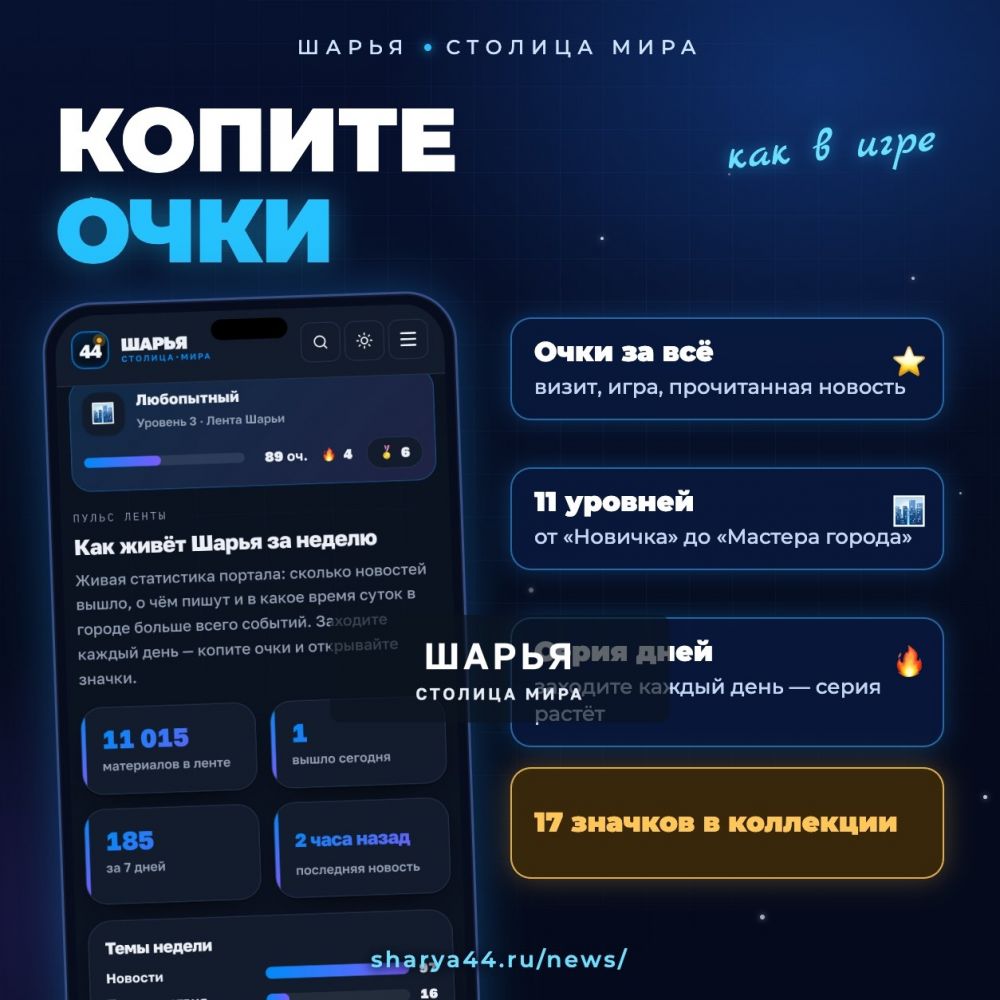 Что нового добавила команда TarasovWeb.ru на главный сайт города sharya44.ru — Шарья — фото 2