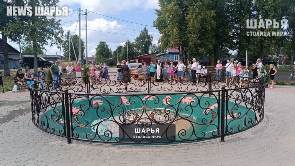 В Зебляках появилось новое место притяжения - фонтан — Шарья — фото 2