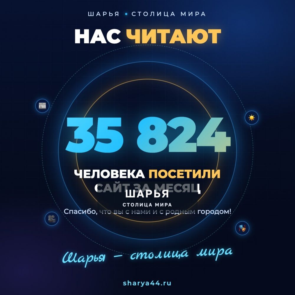 За месяц sharya44.ru посетили 35 824 человека — Шарья — фото 9