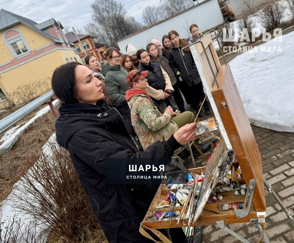 Юные художники Шарьи учатся у мастеров — Шарья — фото 5