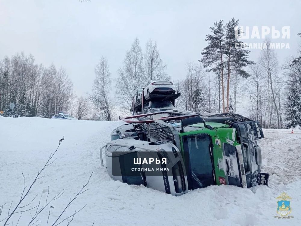 В соседнем районе автовоз съехал в кювет — Шарья