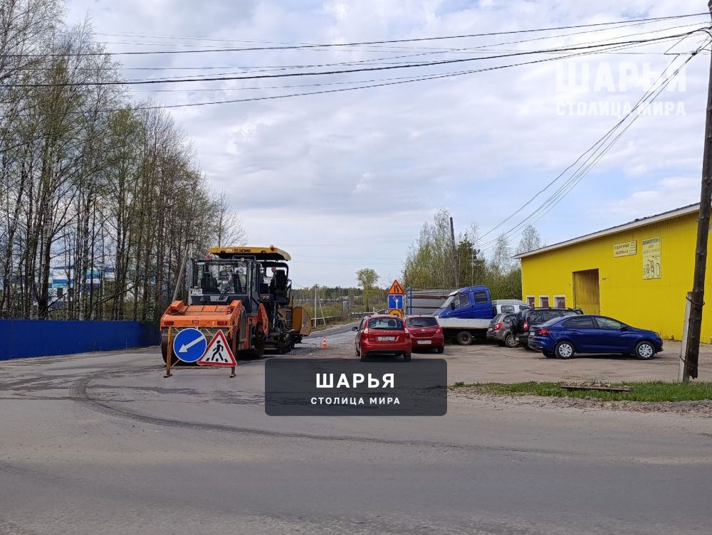 Ямочный ремонт и укладка асфальта началась — Шарья — фото 3
