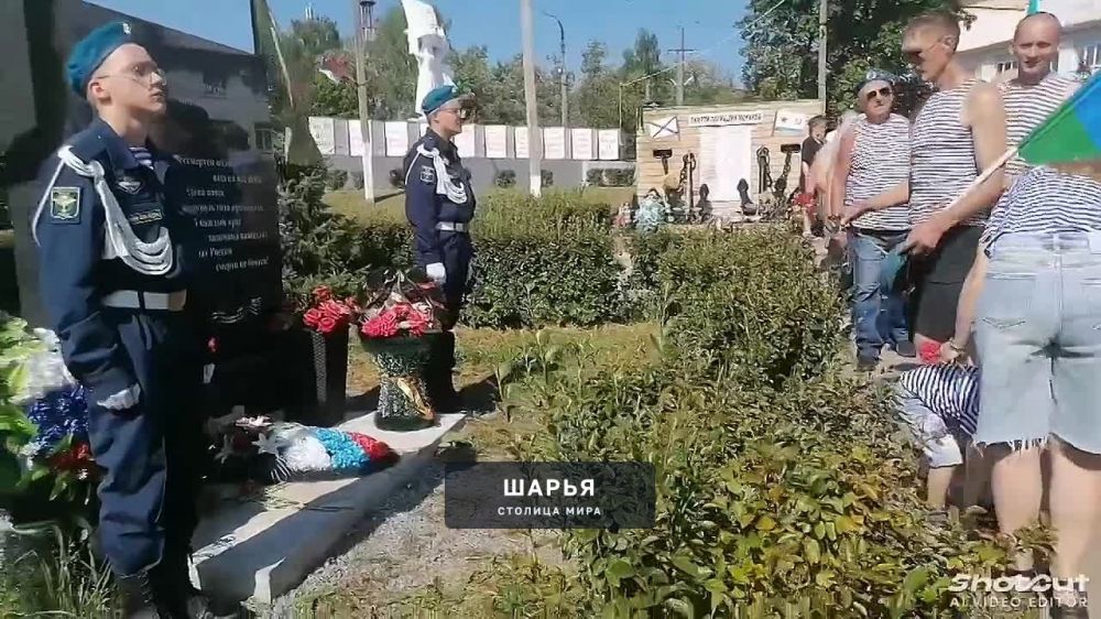 Автопробег десантников в День ВДВ — Шарья