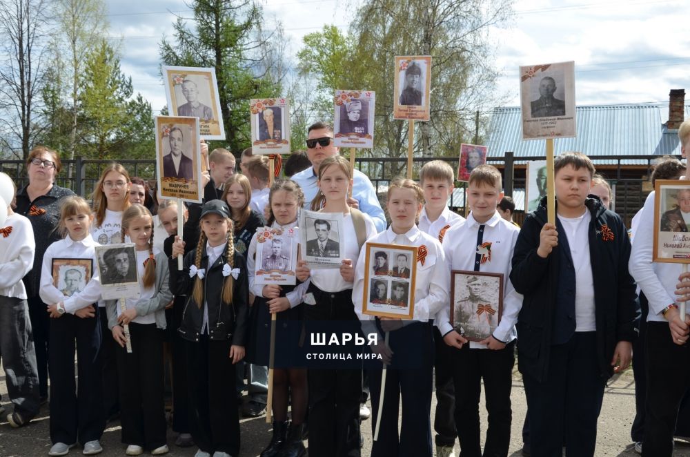 Шарьинские школьники организовали свой Бессмертный полк — Шарья — фото 8