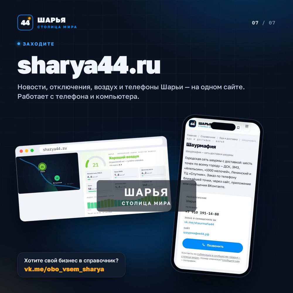 Сайт «Шарья — столица мира» (www.sharya44.ru) стал ещё полезнее! — фото 7