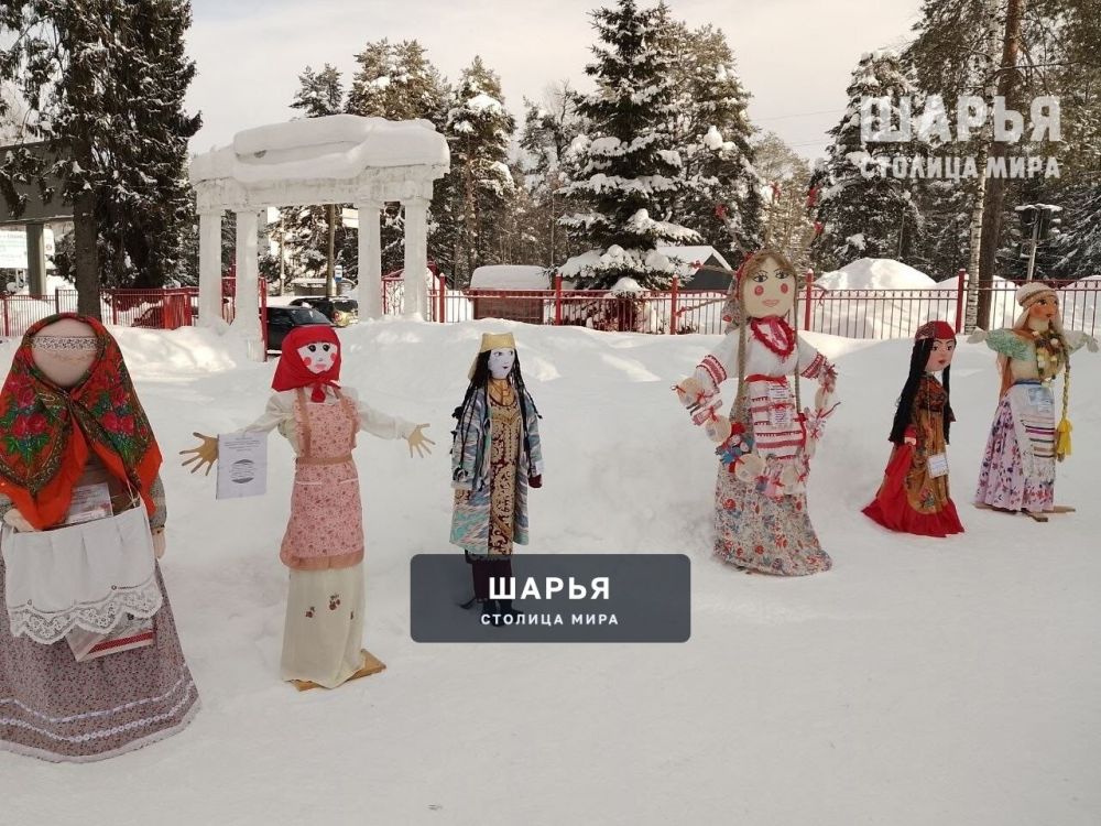 Масленичные куклы объединили народы России в Городском парке Шарьи — Шарья — фото 9