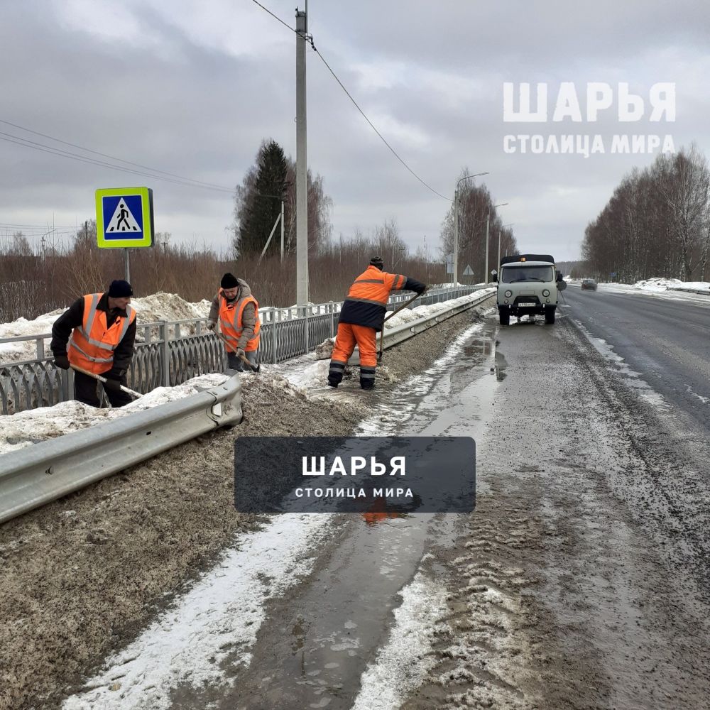 Календарная зима ушла, но зимнее содержание дорог продолжается — Шарья — фото 2