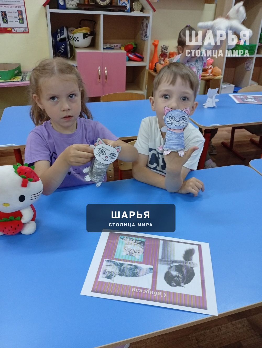 Всех шарьинцев с Днём кошек поздравляют дети старшей группы детского сада №17 "Сказка" — Шарья — фото 3