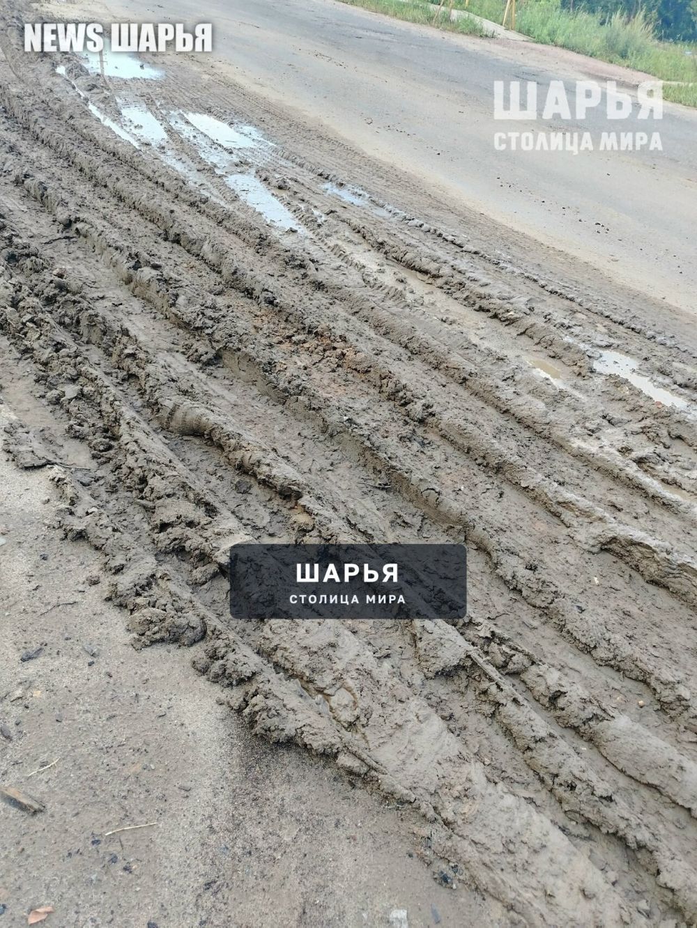 После ремонта водоканала остановка "ул Тургенева" превратилась в месиво — Шарья — фото 6
