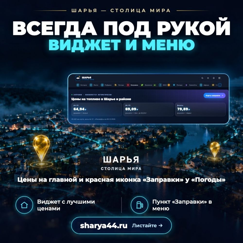 Команда TarasovWeb.ru на sharya44.ru внедрили раздел «Заправки»: цены, карта, наличие бензина… — Шарья — фото 7