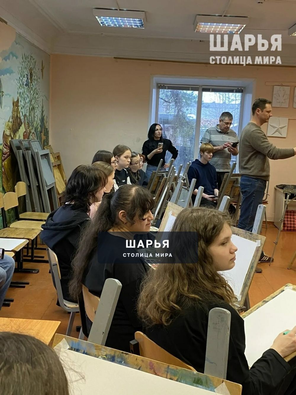Мастер-класс от именитых художников прошел для юных шарьинских художников — Шарья — фото 9