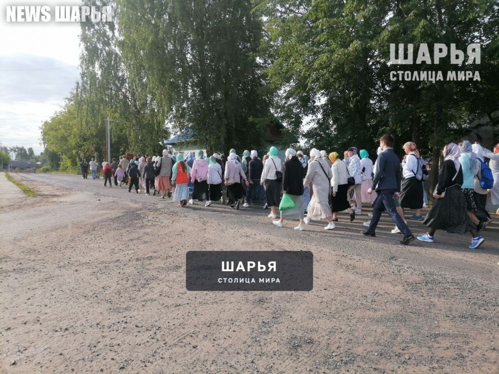 В Шарье состоялся крестный ход в честь прп — Шарья — фото 6