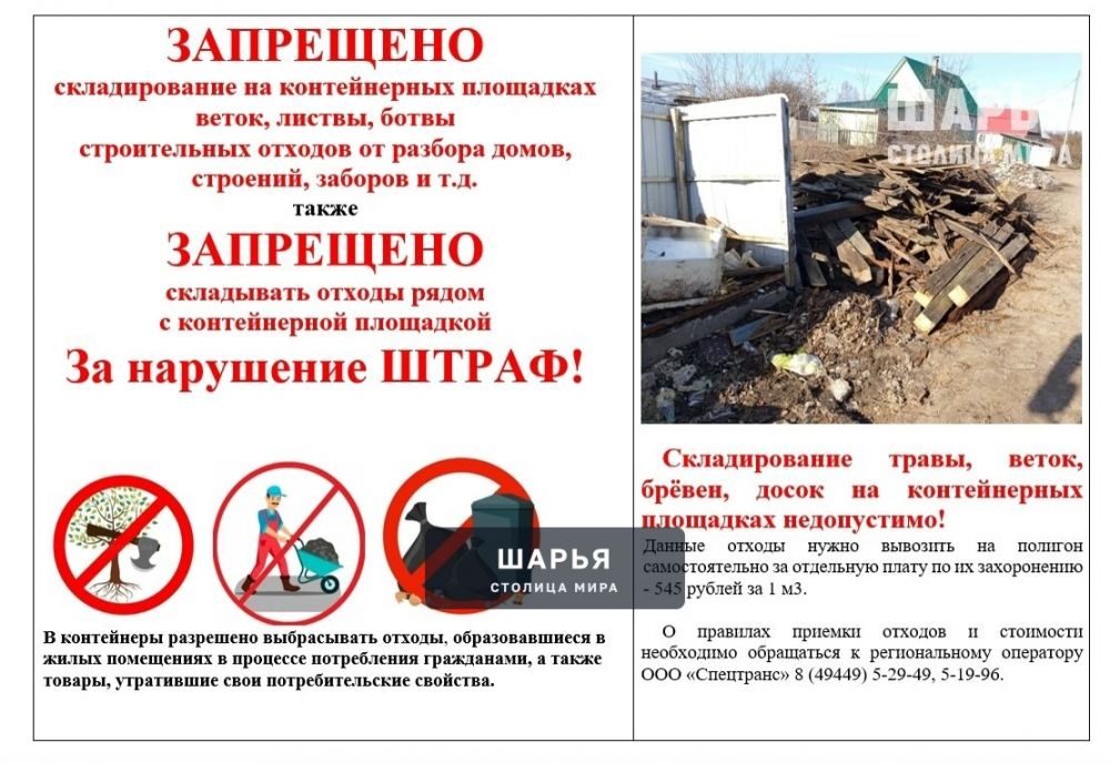 "Мусорная" тема снова актуальна — Шарья