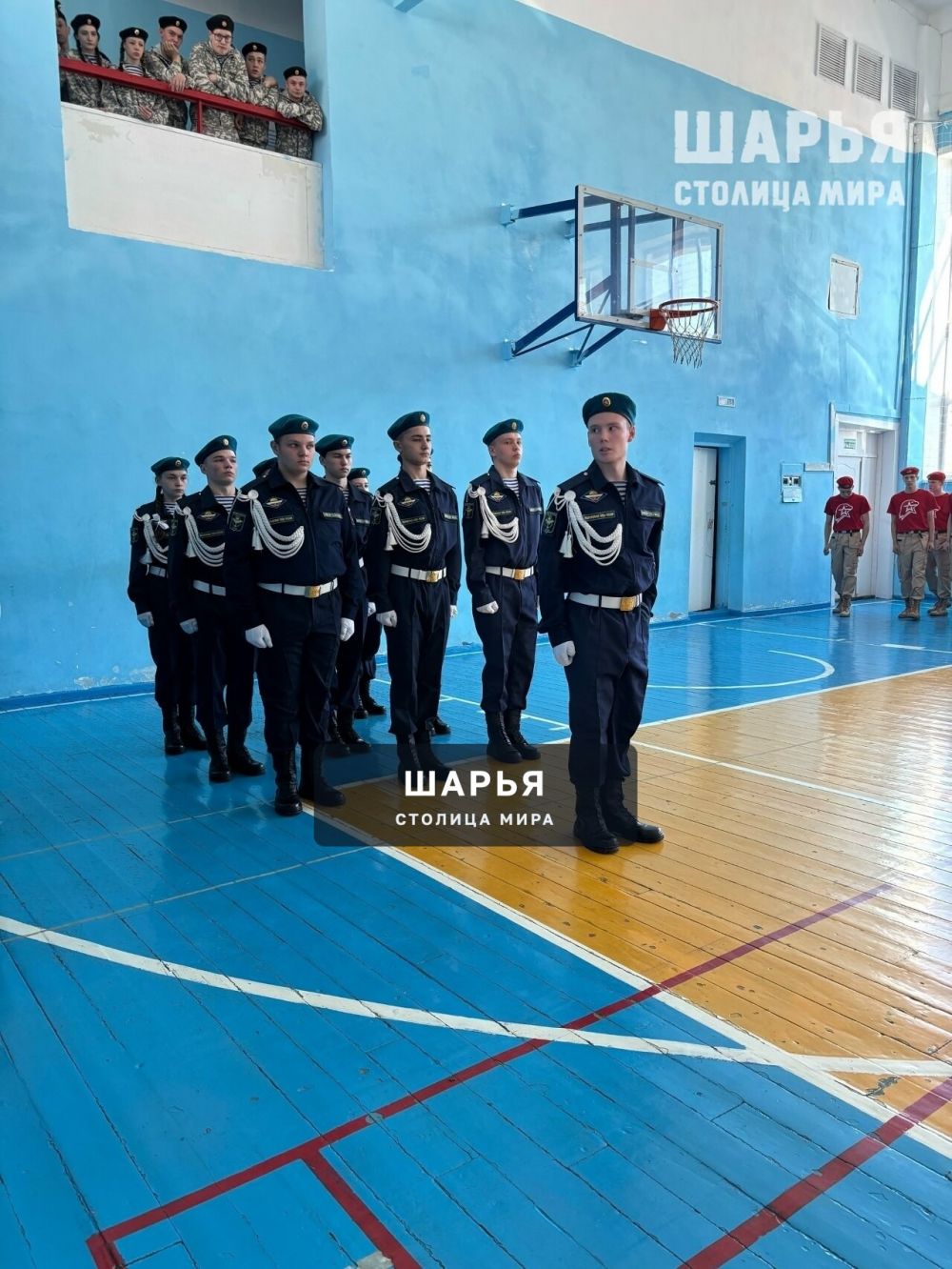 В Шарье прошел зональный этап смотра строя и песни «Плац-Парад» — Шарья — фото 6