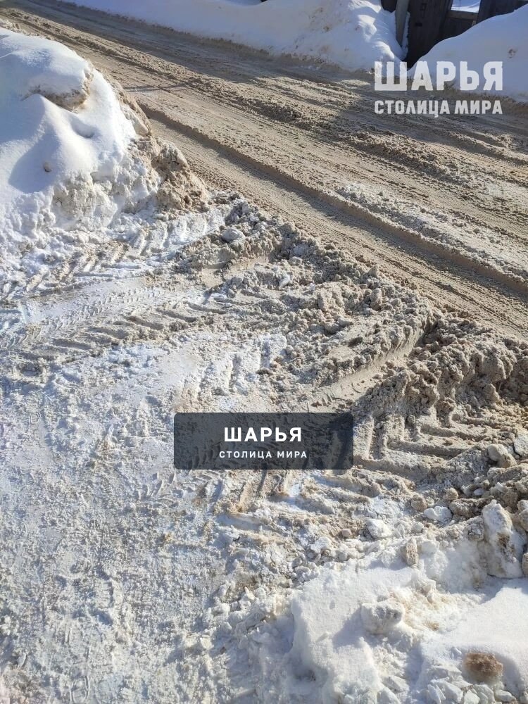 Снег до сих пор мешает пешеходам Шарьи — Шарья — фото 5