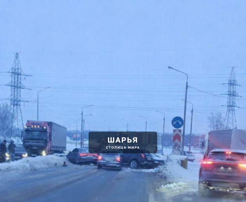 Массовая авария на въезде в Кострому — Шарья