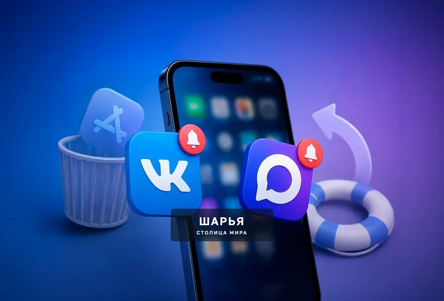 Чтобы вернуть пуш-уведомления от ВКонтакте (VK) и MAX на iPhone, удаленных из App Store… — Шарья