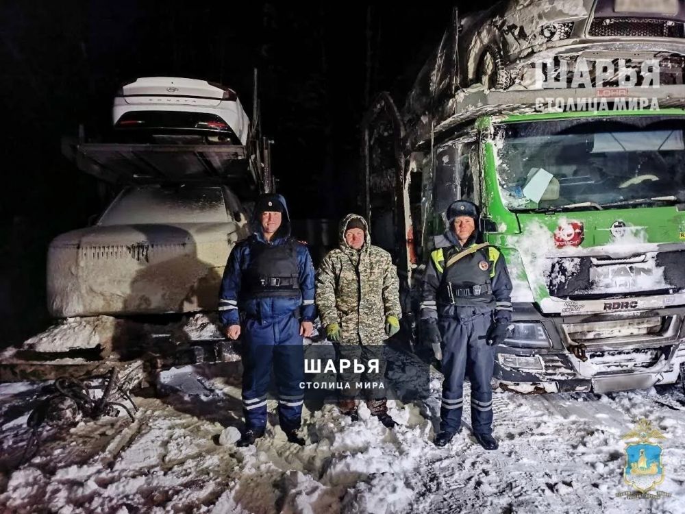 В соседнем районе автовоз съехал в кювет — Шарья — фото 4