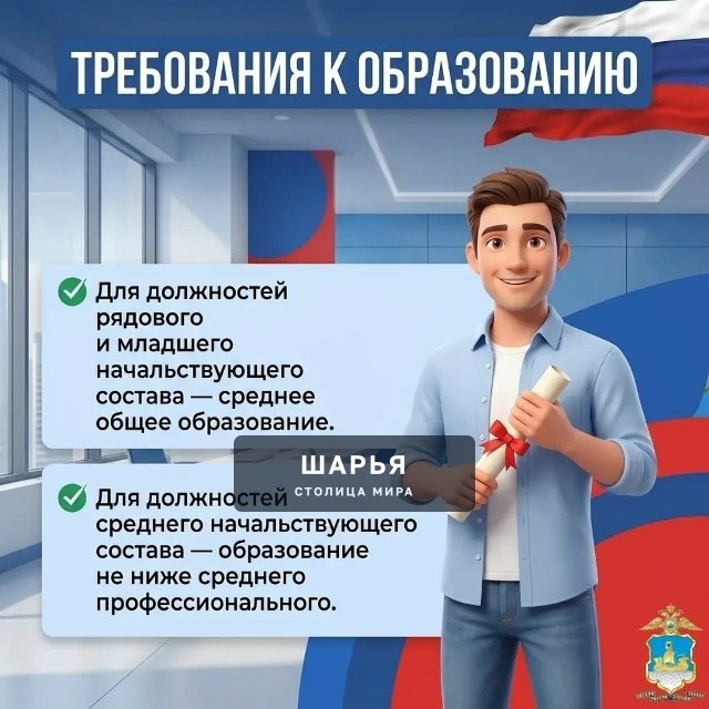 МО МВД России «Шарьинский» приглашает граждан на службу в органы внутренних дел! — Шарья — фото 4