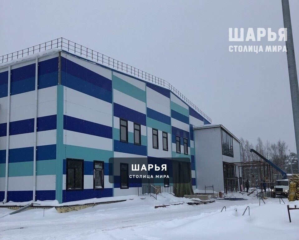 Тем временем ФОК с ледовой ареной начал преображаться — Шарья — фото 1