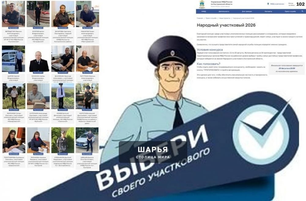 В Костромской области дан старт голосованию 1 этапа всероссийского конкурса «Народный… — Шарья