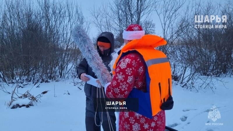 Дед Мороз специального назначения поздравил рыбаков с Новым годом — Шарья — фото 6