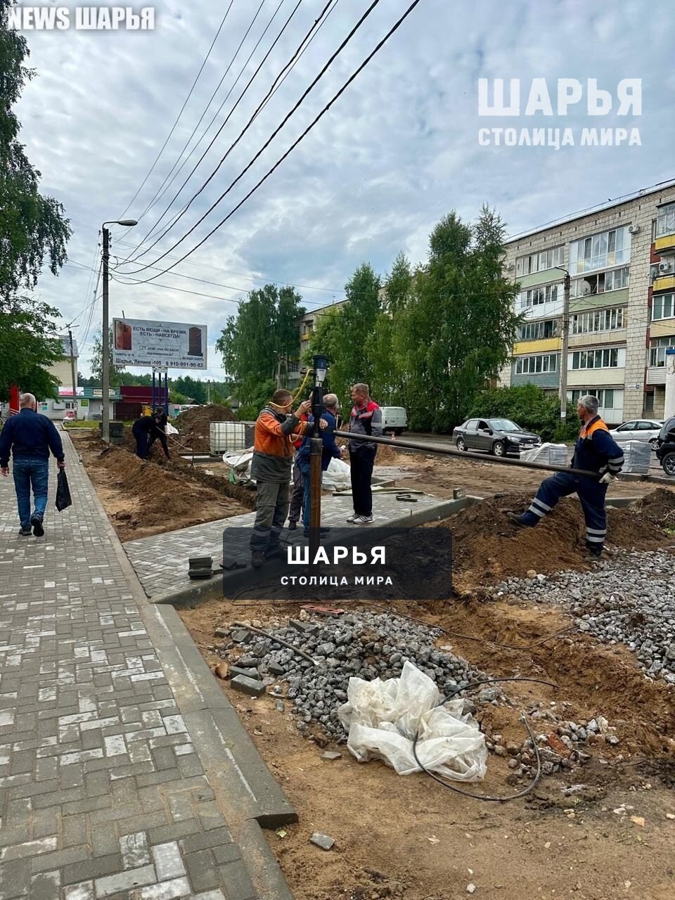 Глава города проконтролировала ход работ по благоустройству сквера в Ветлужском — Шарья — фото 5