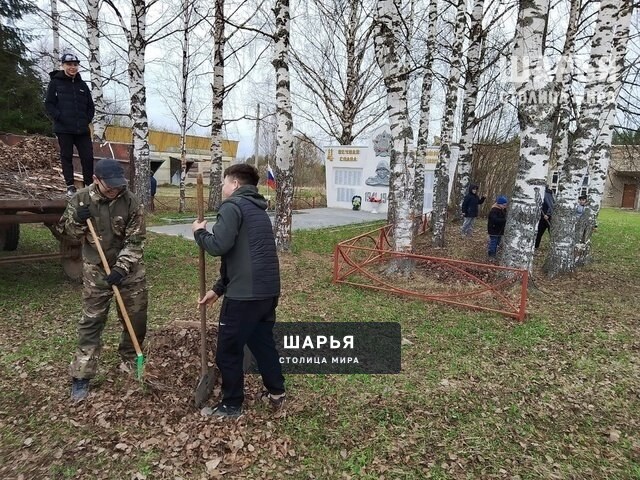 Несколько сотен жителей Шарьинского района вышли на субботники — Шарья — фото 6