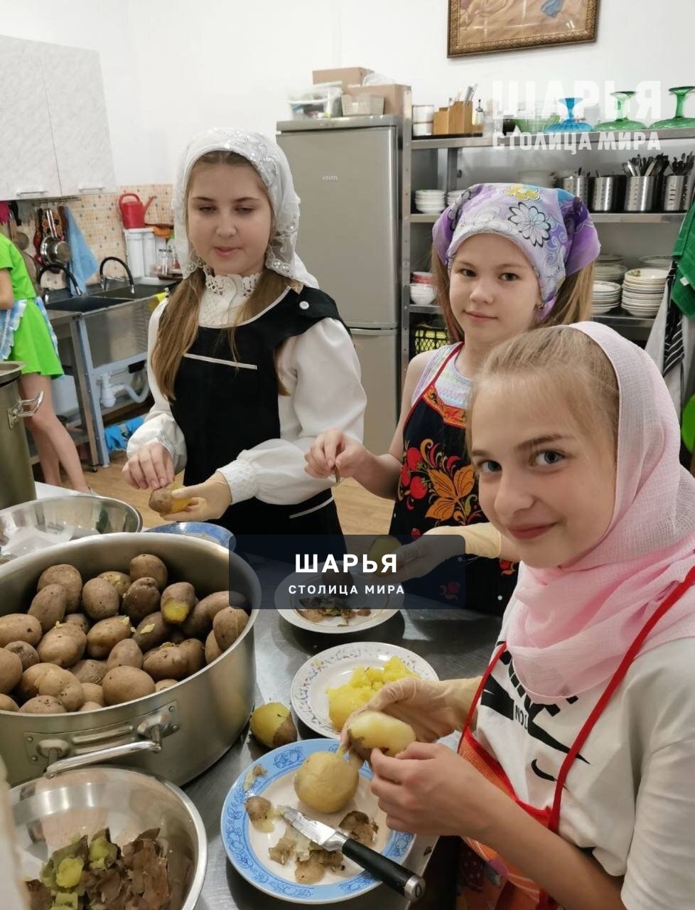 На днях хозяюшки Полевой кухни Шарьи 44 отметили 3 года тыловой деятельности — Шарья — фото 7