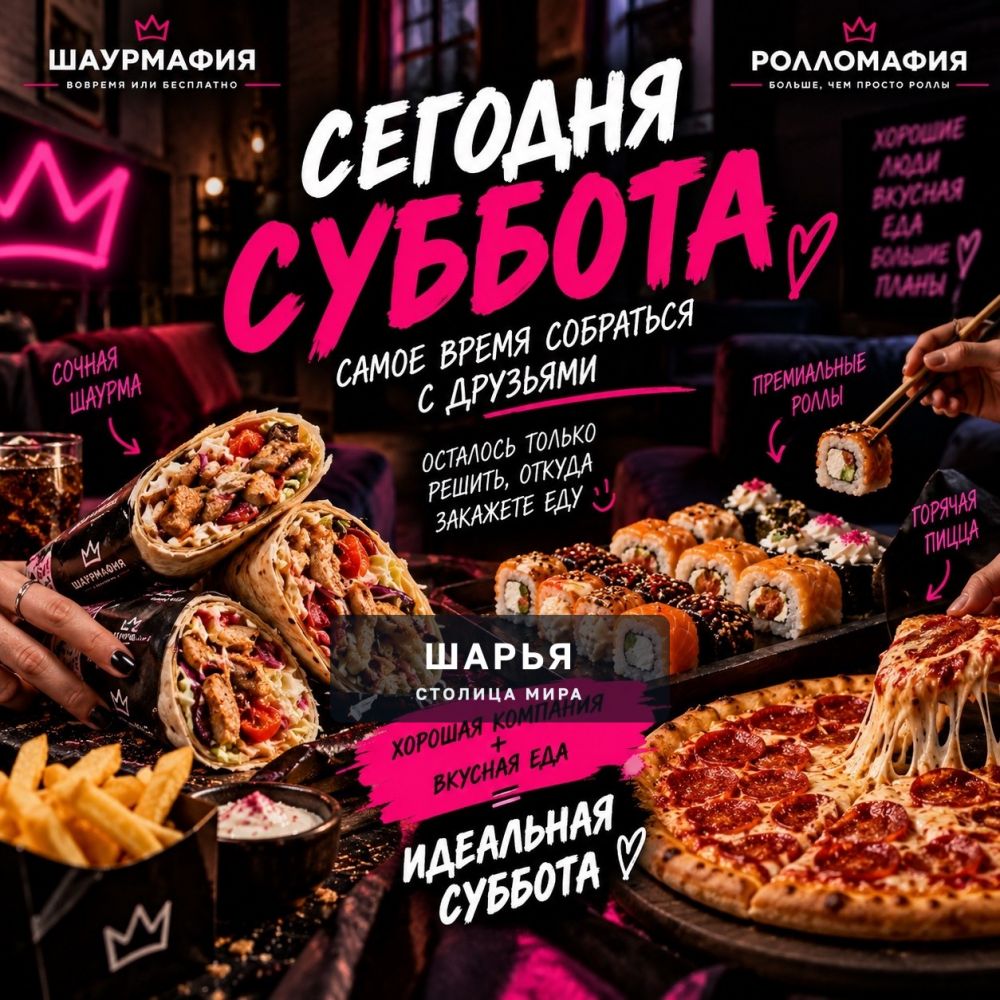 Суббота создана для встреч, разговоров до ночи и вкусной еды рядом — Шарья
