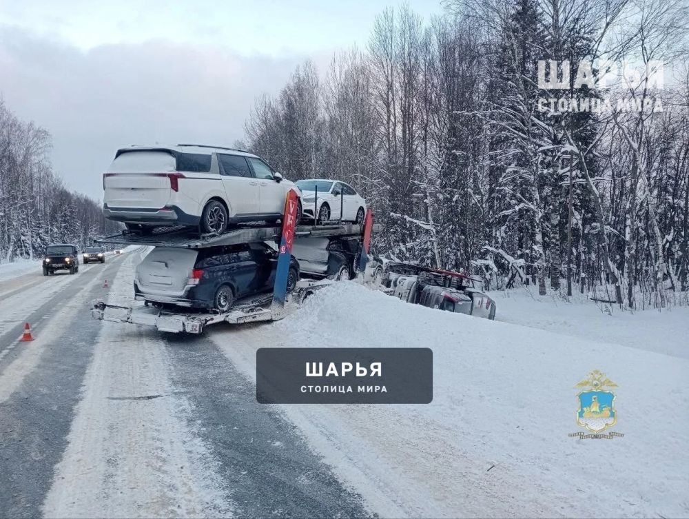 В соседнем районе автовоз съехал в кювет — Шарья — фото 3