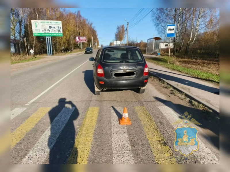 В костромском райцентре 13-летнего мальчика сбила машина на пешеходном переходе