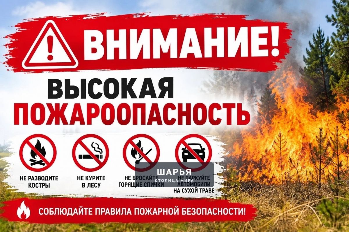 В Костромской области ожидается высокая пожароопасность — Шарья