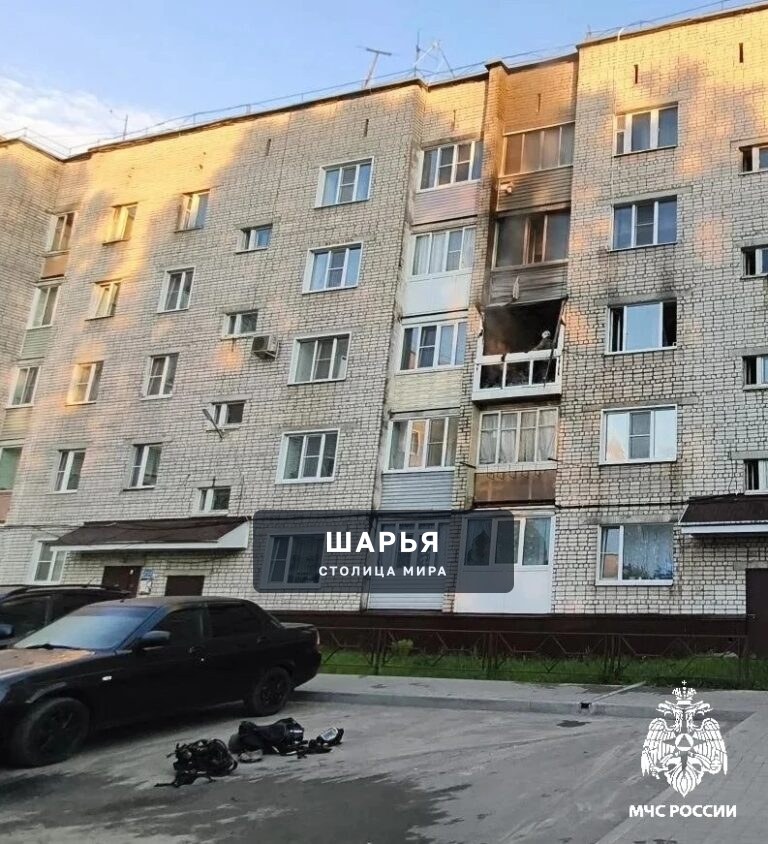 Шесть человек спасли из горящей многоэтажки в Шарье — Шарья