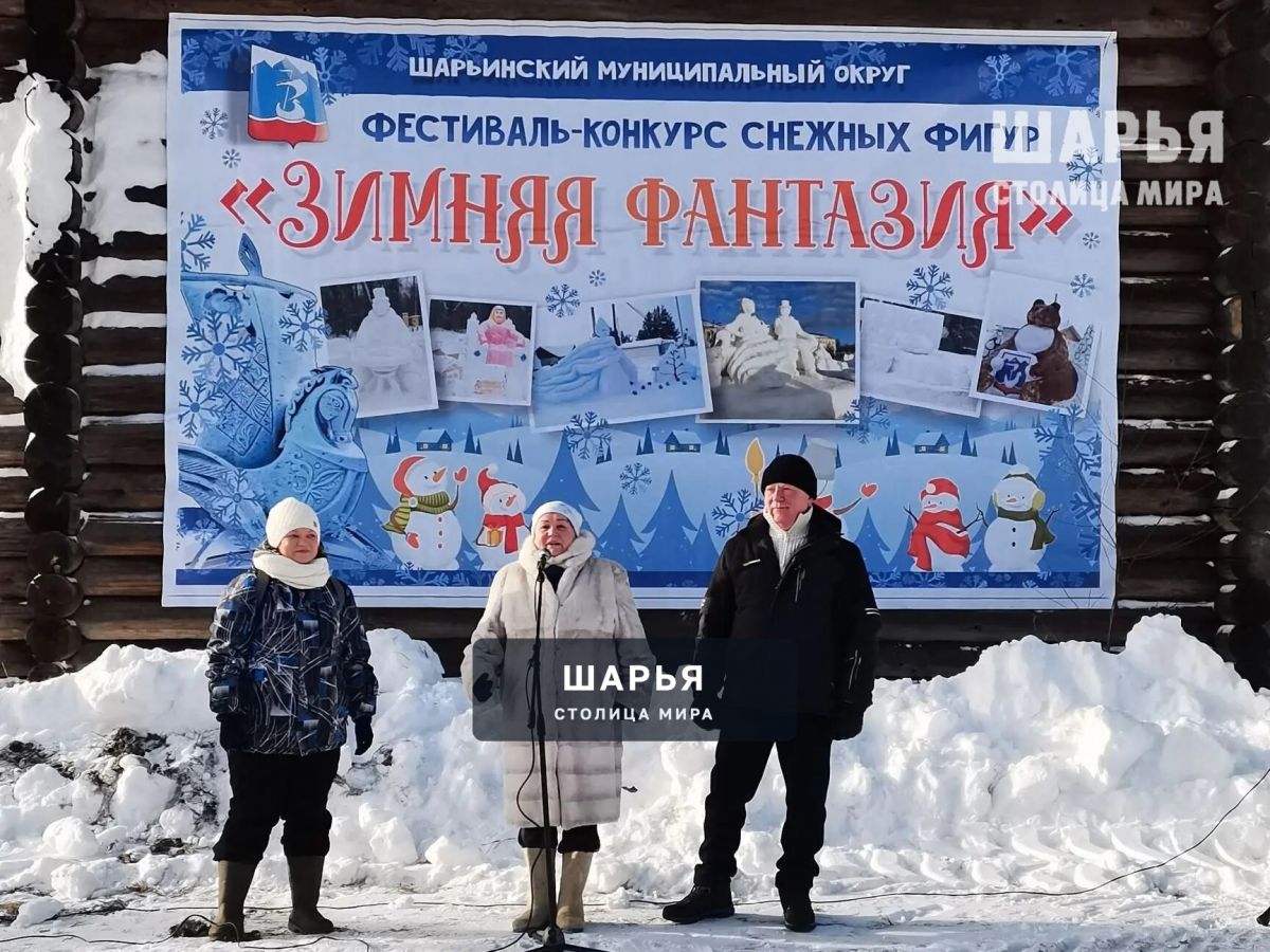 В субботу стартовал пятый фестиваль снежных фигур «Зимняя фантазия» — Шарья