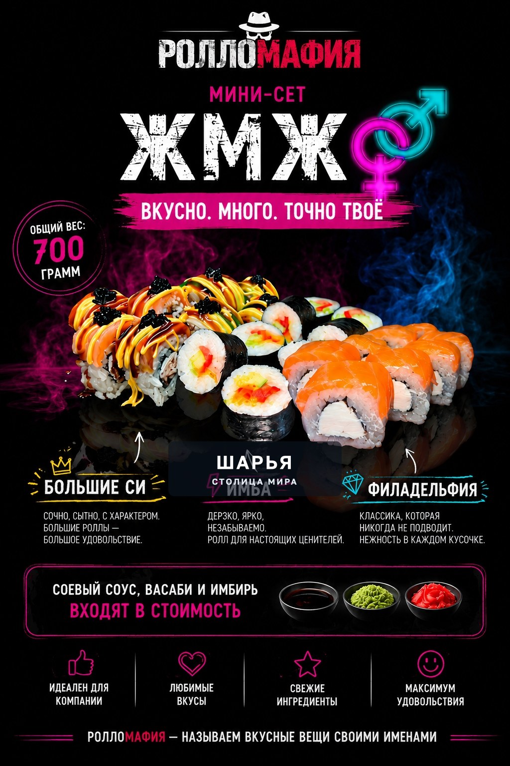 МИНИ-СЕТ «ЖМЖ» ОТ РОЛЛОМАФИИ — Шарья