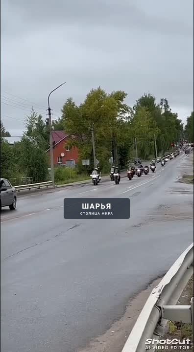 Состоялся ежегодный пробег памяти, посвященный погибшим мотоциклистам — Шарья