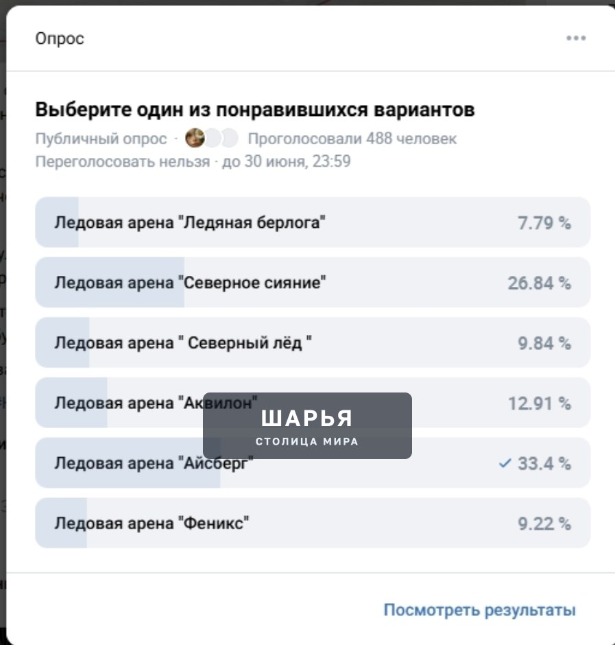 ФОК с искусственным льдом в Шарье будет носить "ледяное" название — Шарья