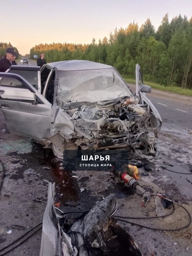 В районе поворота к деревне Горланиха водитель автомобиля «Лада-Приора» не выдержал безопасную… — Шарья