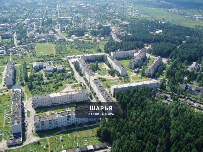 Шарья с высоты